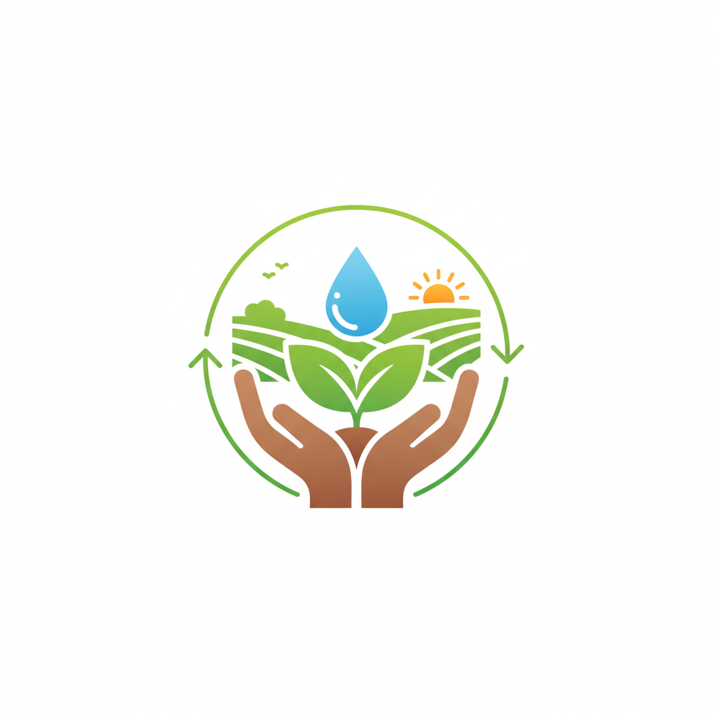 Icon representing sustainable farming.